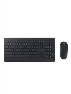 Kit De Teclado + Mouse Microsoft Wireless Desktop 900 En Español, Color Negro, Retail.