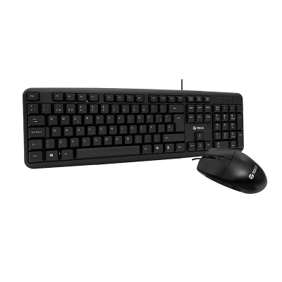 Kit Teclado Y Mouse Teros Te-4062N, Usb, Acabado Elegante, Negro, Español / Óptico