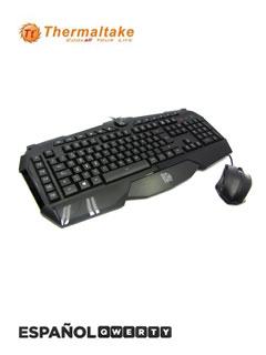 Mouse Thermaltake Kb-Cpc-Mbbrsp-01, Gamer , 3200 Dpi, Teclas Iluminadas