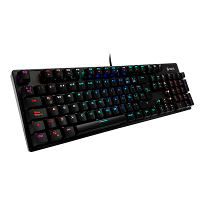 Teclado Gamer Teros Te-4152, Mecánico, Multimedia, Iluminación Rgb, 105 Teclas, Usb