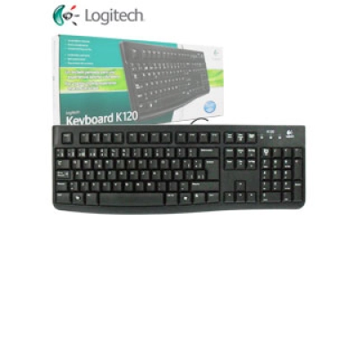 Teclado Logitech K120, Usb, Español, Silencioso. Producto En Caja, Funcionalidad Estandar.