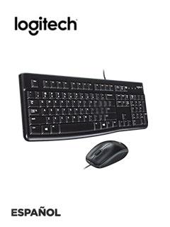 Kit Teclado Y Mouse Logitech Mk120, Usb, Negro.