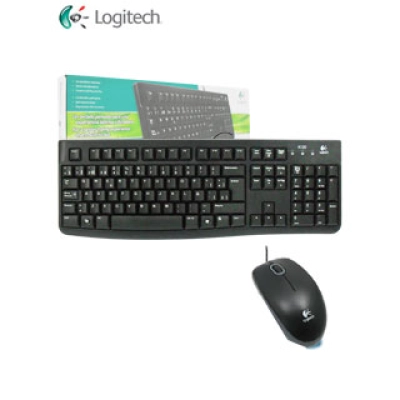 Kit Teclado Y Mouse Logitech Mk120, Usb, Negro.