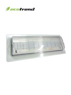 Luz Led De Emergencia Ecotrend, 2W, 200 Lúmenes, Luz Día, 120º, 220Vac, Ip65.