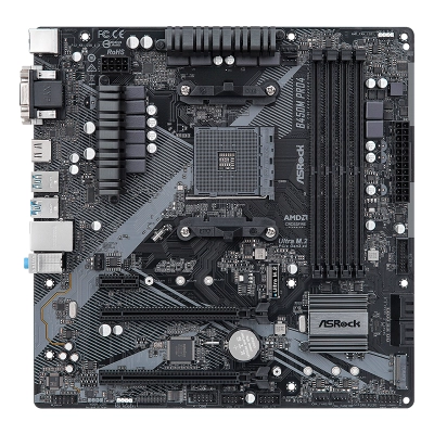 Motherboard Asrock B450M Pro4 R2.0, Chipset Amd B450, Socket Amd Am4, Matx