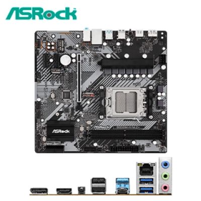 Motherboard Asrock B650M-H/M.2, Chipset Amd B650, Socket Amd Am5, Matx