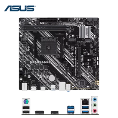 Motherboard Asus Prime B550M-K Argb, Chipset Amd B550, Socket Amd Am4, Matx