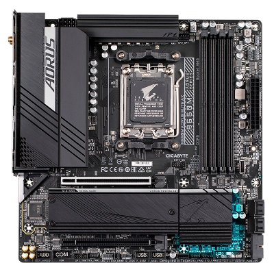 Motherboard Gigabyte B650M Aorus Elite Ax, Chipset Amd B650, Socket Amd Am5, Matx