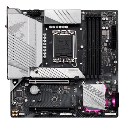 Motherboard Gigabyte B760M Aorus Elite Ax (Rev 1.0) Chipset Intel B760, Lga1700, Micro Atx
