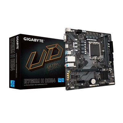 Motherboard Gigabyte B760M H Ddr4, Chipset Intel B760, Lga1700, Matx