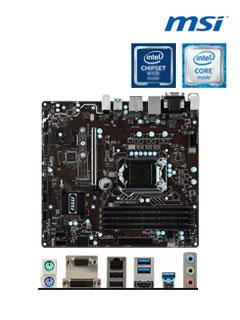Motherboard Msi B250M Pro-Vdh, Lga1151, B250, Ddr4, Sata 6.0, Usb 3.1, Sn/Nw.
