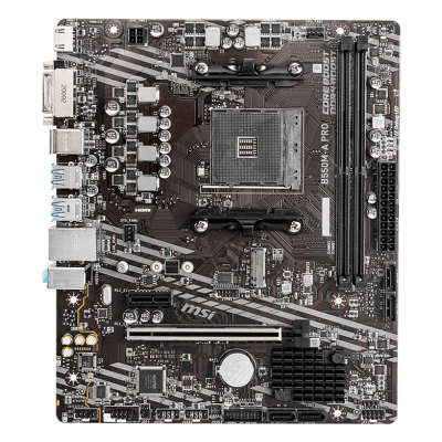 Motherboard Msi B550M-A Pro, Amd B550, Am4, Ddr4, Hdmi, Dvi-D, Lan, Usb 3.2 Gen1, M-Atx