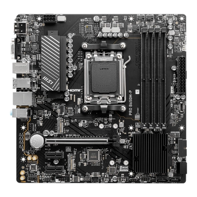 Motherboard Msi Pro B650M-P, Chipset Amd B650, Socket Amd Am5, Matx