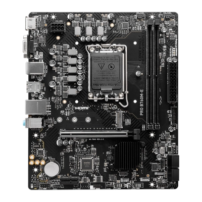 Motherboard Msi Pro B760M-E, Chipset Intel B760, Lga1700, Hdmi, Vga, Matx