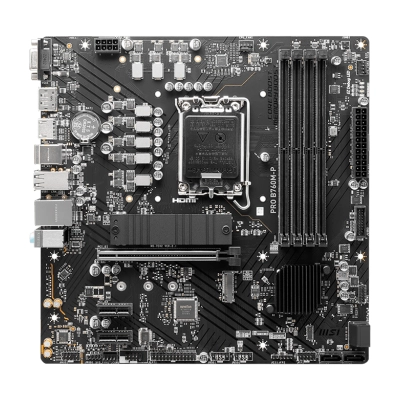 Motherboard Msi Pro B760M-P, Chipset Intel B760, Lga1700, Hdmi, Dp, Vga, Matx