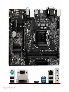 Motherboard Msi H310M Pro-Vdh Plus, Lga1151, H310, Ddr4, Sata 6.0, Usb 3.1, Sn/Vd/Nw.