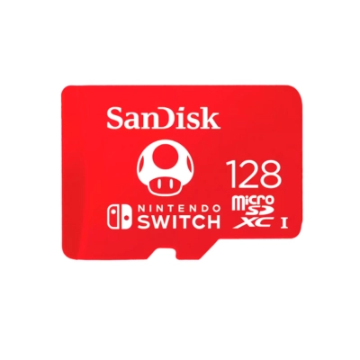 Memoria Flash Microsdxc Sandisk, 128Gb Con Licencia Oficial Nintendo Para Nintendo Switch