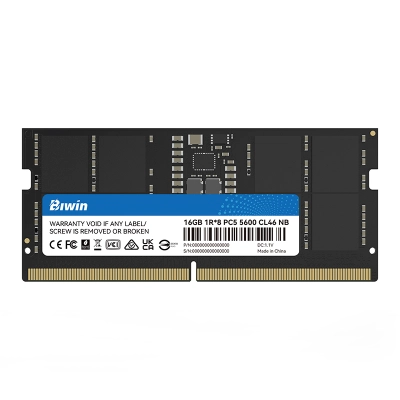 Memoria Biwin Sodimm, 16Gb Ddr5-5600, 1R*8, Cl46, 1.10 V, 262 Pin