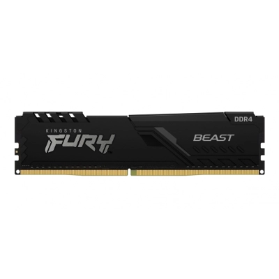 Memoria Kingston Fury Beast, 16Gb, Ddr4, 3200 Mhz, Pc4-25600, Cl16, 1.35V.