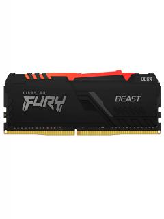Memoria Kingston Fury Beast, 16Gb, Ddr4, 3600 Mhz, Pc4-28800, Cl18, 1.35V.