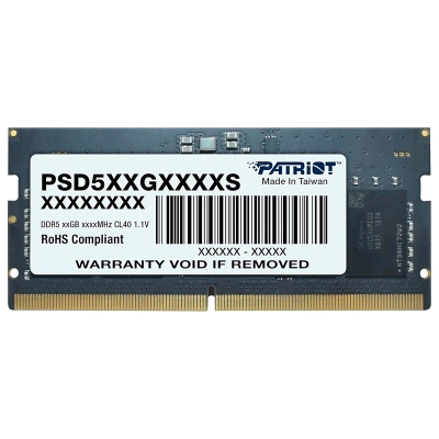 Memoria Sodimm Patriot Signature 16Gb Ddr5-5600Mhz Pc5-44800 Cl40 1.1V 288-Pin