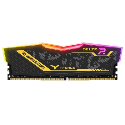 Memoria Tg T-Force Delta Tuf Gaming Rgb, 16Gb, Ddr4-3200 Mhz, Cl16-20-20-40 1.35V