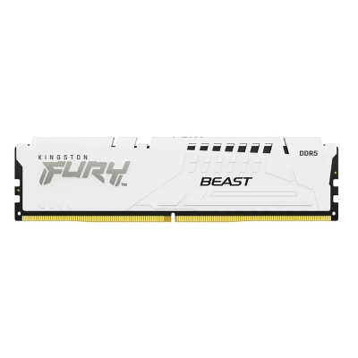 Memoria Dimm Kingston Fury Beast White Expo, 16Gb Ddr5-5200Mhz Pc5-41600, Cl36, 1.25V