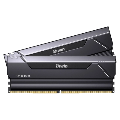 Memoria Biwin Hx100 32Gb Ddr5-6000Mhz (2X16Gb), Cl34, 1.1V, 1Rx8, Color Plata