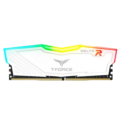 Memoria Teamgroup T-Force Delta Rgb, 32Gb Ddr4-3200Mhz, Cl-16, 1.35V, Blanco.