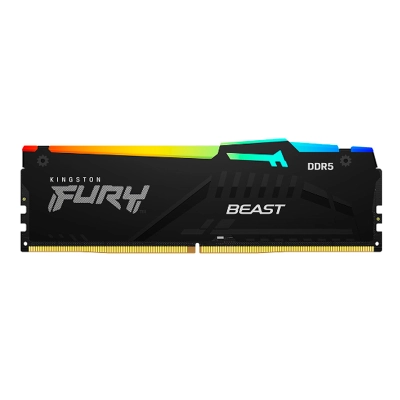 Memoria Dimm Kingston Fury Beast 32Gb Ddr5-6000Mhz Pc5-48000, 2Rx8, Cl30, 1.4V, 288-Pin