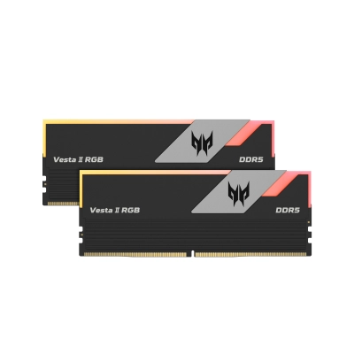 Memoria Predator Vesta Ii 32Gb Ddr5-6000Mhz (2X16Gb), Cl34, 1.3V, 1Rx8, Rgb, Color Negro