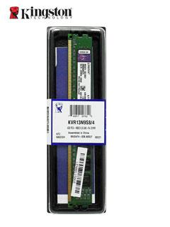 Memoria Kingston Kvr13N9S8/4, Capacidad 4 Gb, Tipo Ddr3, Bus 1333 Mhz, Cas Latency 9.