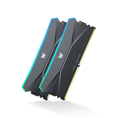 Memoria Ram Predator Hera Rgb, 64Gb (2X32Gb) Ddr5-6400Mhz, Cl32, 1.4V, Color Negro