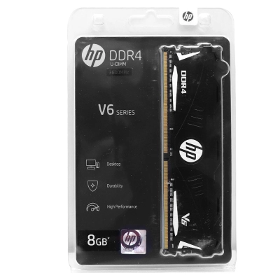 Memoria Hp V6 Series, 8Gb, Ddr4, 3600 Mhz, Pc4-28800, Cl-18, 1.35V
