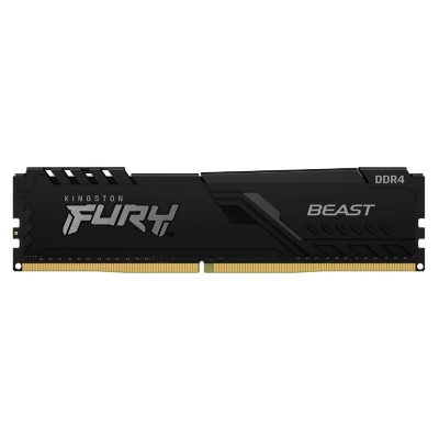 Memoria Kingston Fury Beast, 8Gb, Ddr4-3200Mhz, Pc4-25600, Cl16, 1.35V, 288-Pines, Xmp 2.0