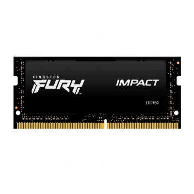Memoria Sodimm Kingston Fury Impact, 8Gb, Ddr4, 3200 Mhz, Pc4-25600, Cl20, 1.2V.