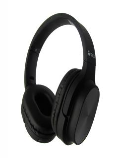 Auriculares Inalámbricos Teros Te-8080, Bluetooth, Controles Integrados, 3.5 Mm, Negro.