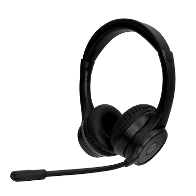 Audífono Inalámbrico Teros Te-8035N (Headset), Negro