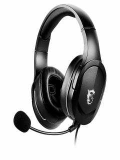 Auriculares Msi Immerse Gh20, Con Micrófono Ajustable, Conector 3.5Mm, Ligeros.