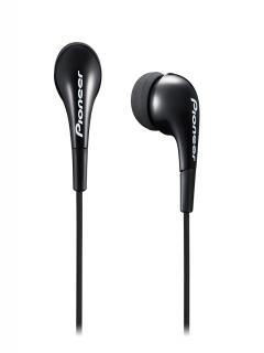 Auriculares Tipo In-Ear Pioneer (Se-Cl502-K) Color Negro, 3.5 Mm, Cable De 1.2 Mt