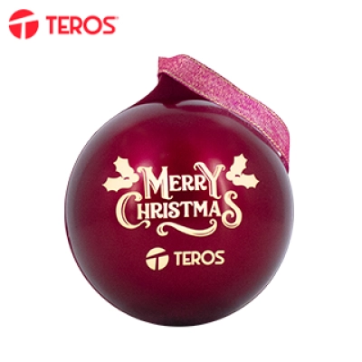 Parlante Inalámbrico Merry Christmas Teros Te-6018R, Bluetooth 5.3, Tipo Usb-C, Color Rojo