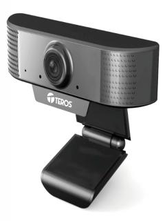 Cámara Web Teros Te-9070, Hasta 1080P 2Mp, Micrófono Incorporado, Usb 2.0.