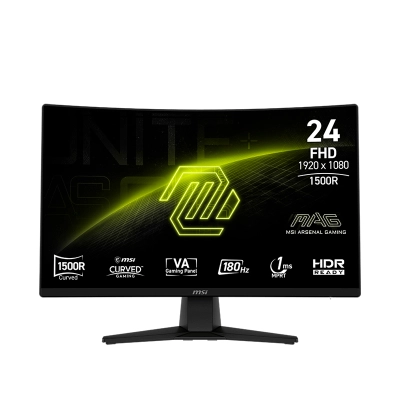 Monitor Msi Mag 242C Curvo (1500R) 23.6, Fhd Va, Hdmi / Dp / Headphone-Out