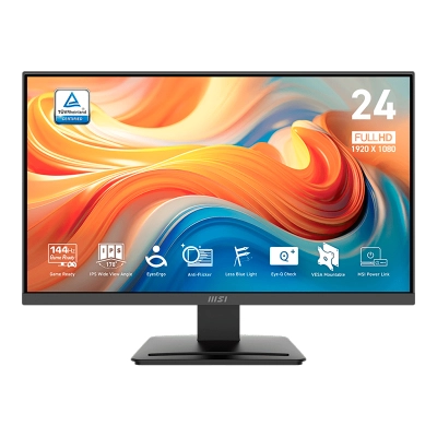 Monitor Plano Msi Pro Mp243L E14, 23.8" Fhd/Ips/Hdmi X1/Vga X1