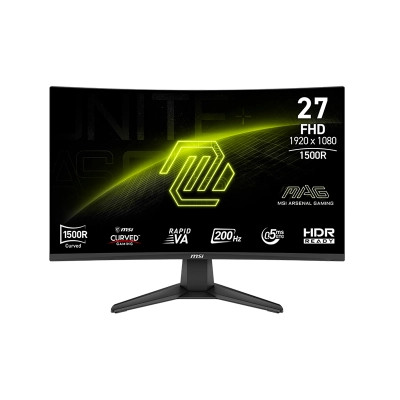 Monitor Curvo Gaming Msi Mag 276Cf E20, 27" Fhd Ravip Va, Hdmi ,Dp, Color Negro