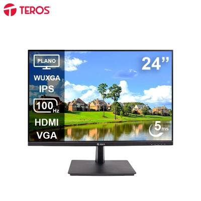 Monitor Plano Teros Te-2420Cs 24" Wuxga Ips 100Hz 5Ms Hdmi Vga Negro