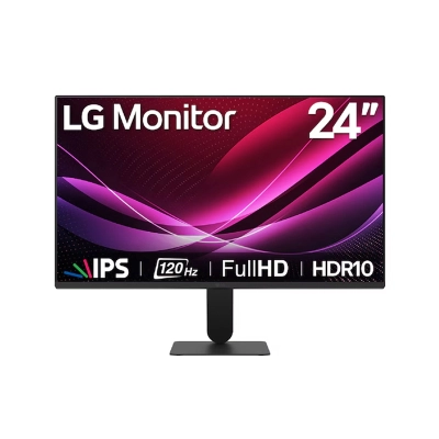 Monitor Plano Lg 24U411A-B, 23.8" Fhd Ips, 120Hz ,5Ms,Hdmi, Vga,Headphone Out
