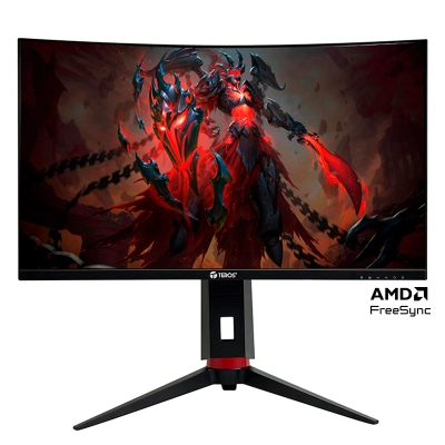 Monitor Curvo Teros Te-2765G, 27" 2K Qhd Va, 165 Hz, 1 Ms, Hdmi, Dp, Pivot