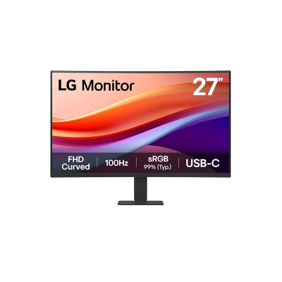 Monitor Lg 27U421A-B Curvo (1500R) 27, Fhd Va / Hdmi / Usb-C (15W) / Audio-Out