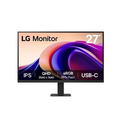 Monitor Plano Lg 27U631A-B, 27" Qhd Ips,100 Hz, Hdmi, Hdr10, Hdr, Usb-C: 15W